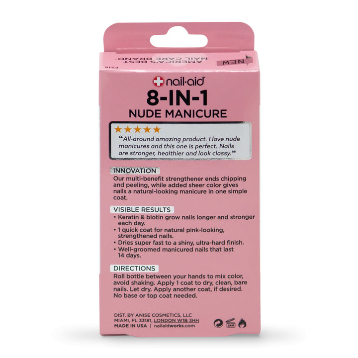 Nail-Aid 8-in-1 Nude Manicure 15ml