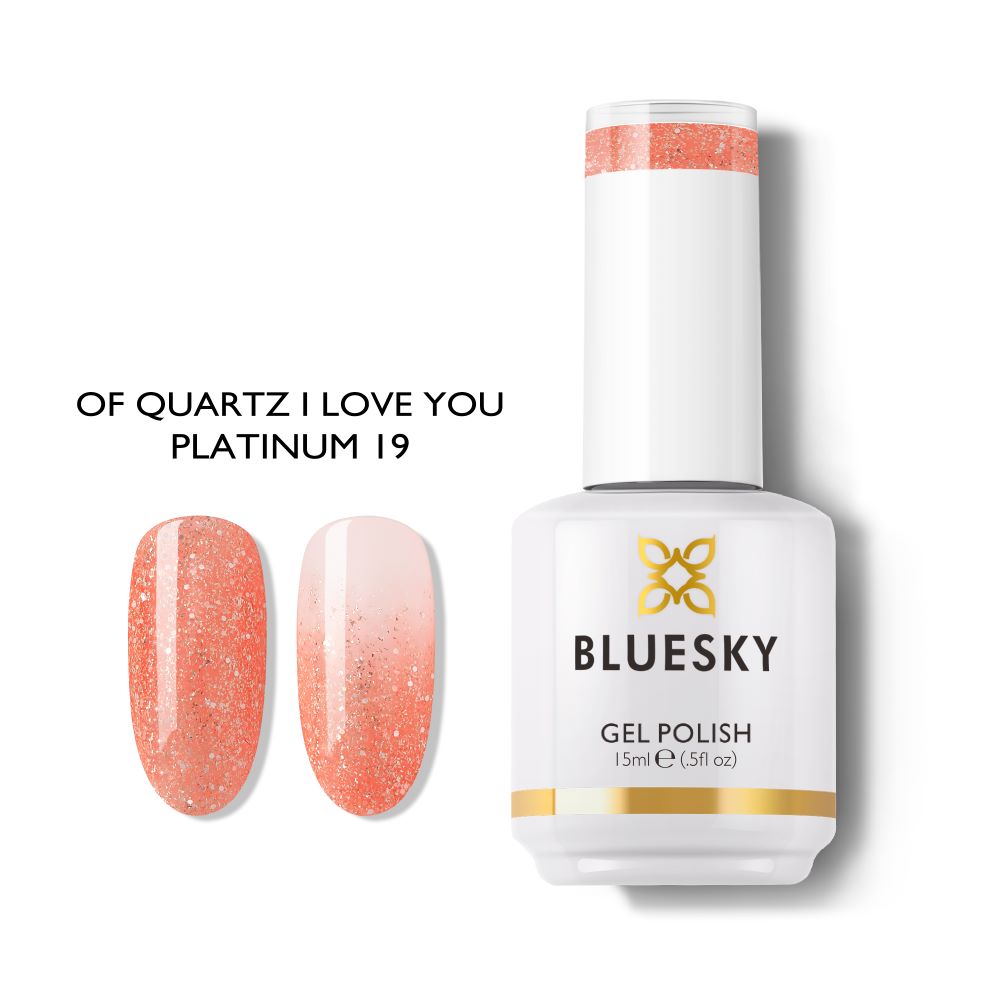 Bluesky Gel Polish Platinum Collection 15ml 19 OF QUARTZ I LOVE YOU