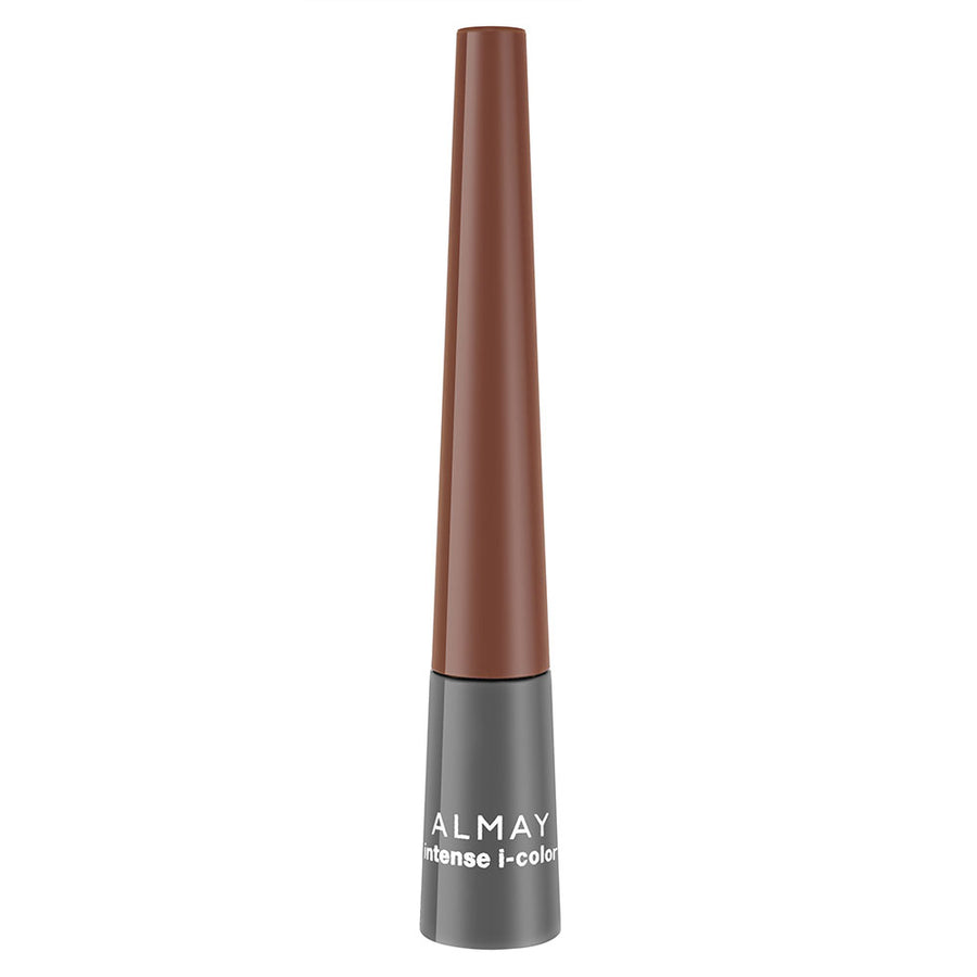 Almay Intense I-Color Liquid Eyeliner 024 Black Raisin with felt tip, bold pigment, and smudge-resistant wear