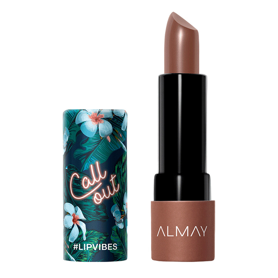 Almay Lip Vibes Cream Lipstick 240 CALL OUT with bold colour payoff, cream finish and nourishing shea butter