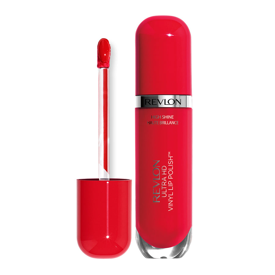 Revlon Vinyl Lip Polish 905 She's On Fire – with high shine, bold pigment, smooth texture and non-feathering colour