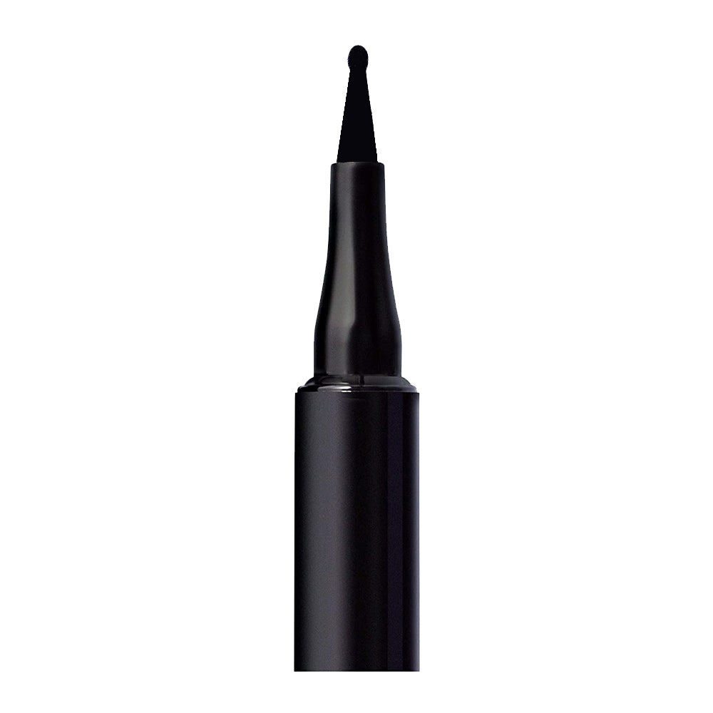 Close-up of Revlon Connect the Dots Liquid Eye Pen tip showing triple-dot felt applicator for precise dotted eyeliner looks