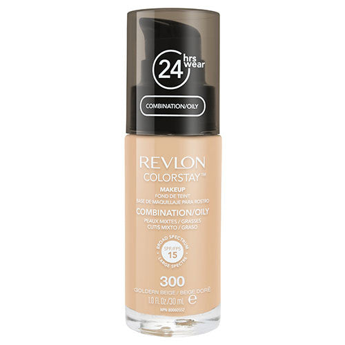 Revlon ColorStay Makeup for Combo/Oily Skin in 300 GOLDEN BEIGE with SPF 15 and 24hr matte finish
