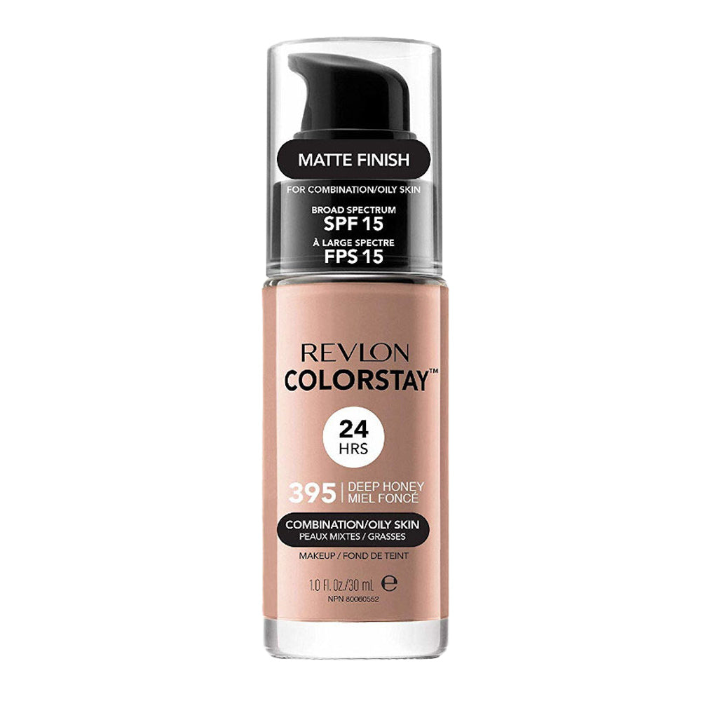 Revlon ColorStay Makeup for Combo/Oily Skin in 395 DEEP HONEY with SPF 15 and 24hr matte finish
