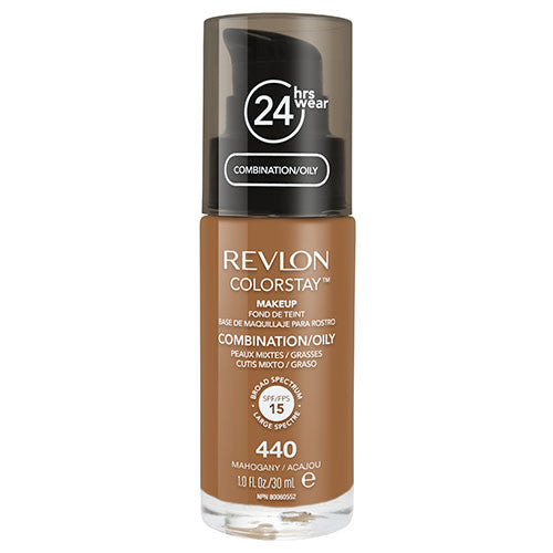 Revlon ColorStay Makeup for Combo/Oily Skin in 440 MAHOGANY with SPF 15 and 24hr matte finish
