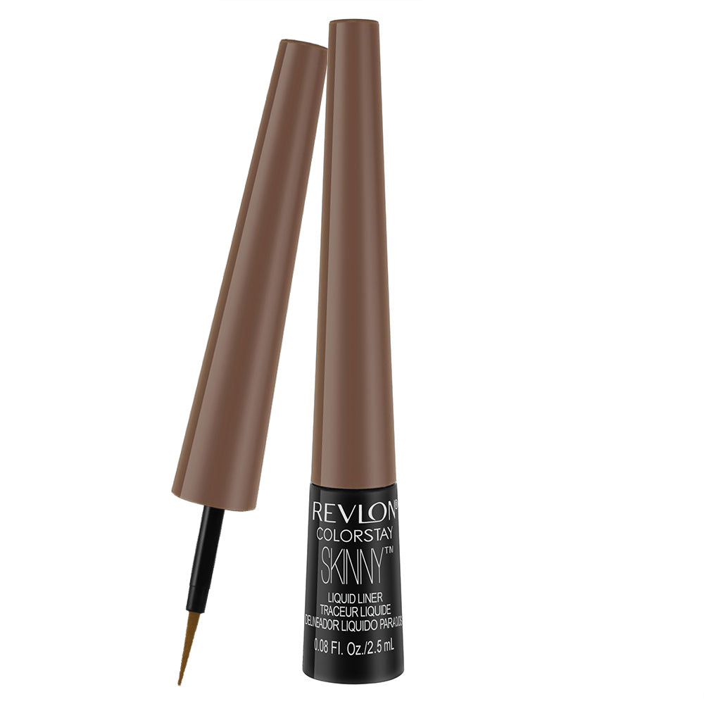 Revlon ColorStay Skinny Liquid Liner 303 Mahogany Flame with 0.1mm felt tip, smudge-proof 10HR wear and ultra-precise liquid 