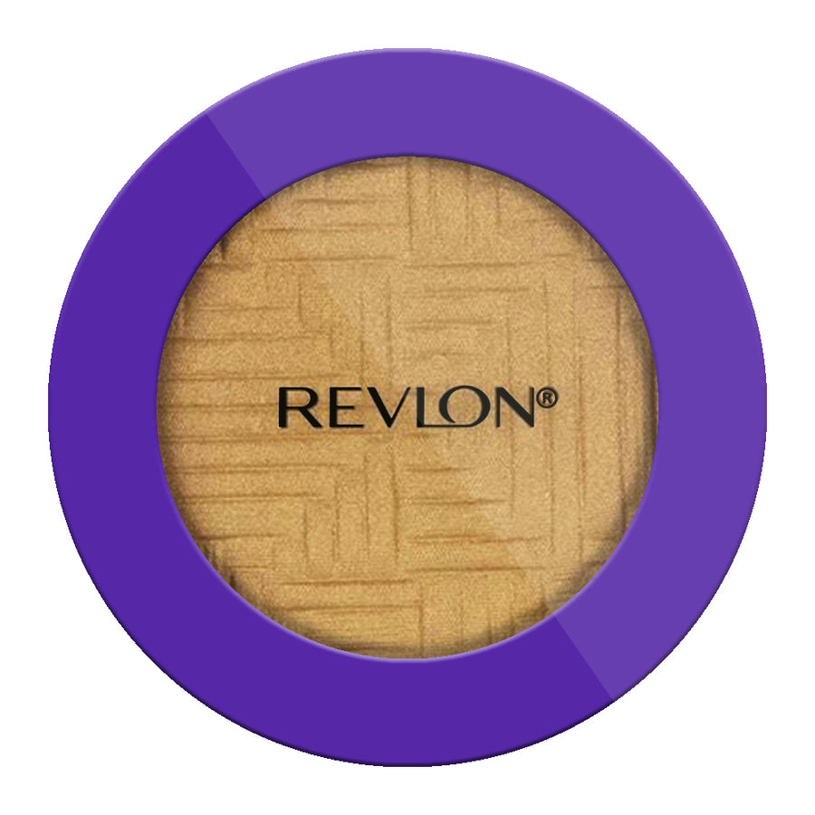 Revlon Electric Shock Highlighting Powder 301 LIGHT IT UP compact with radiant glow finish and buildable pearlescent shimmer