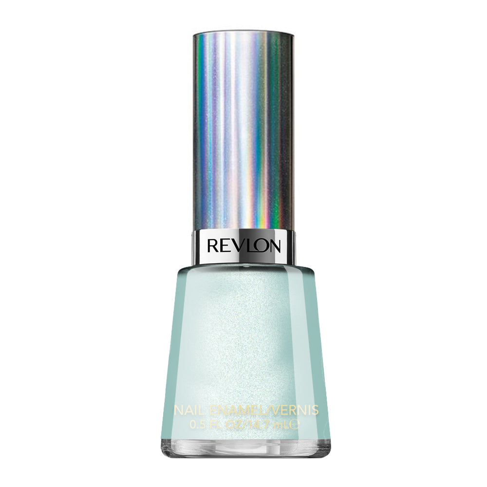 Revlon Holochrome Collection Nail Enamel 14.7ml 115 Fairy Dust – silver chrome polish with micro-foil pigments
