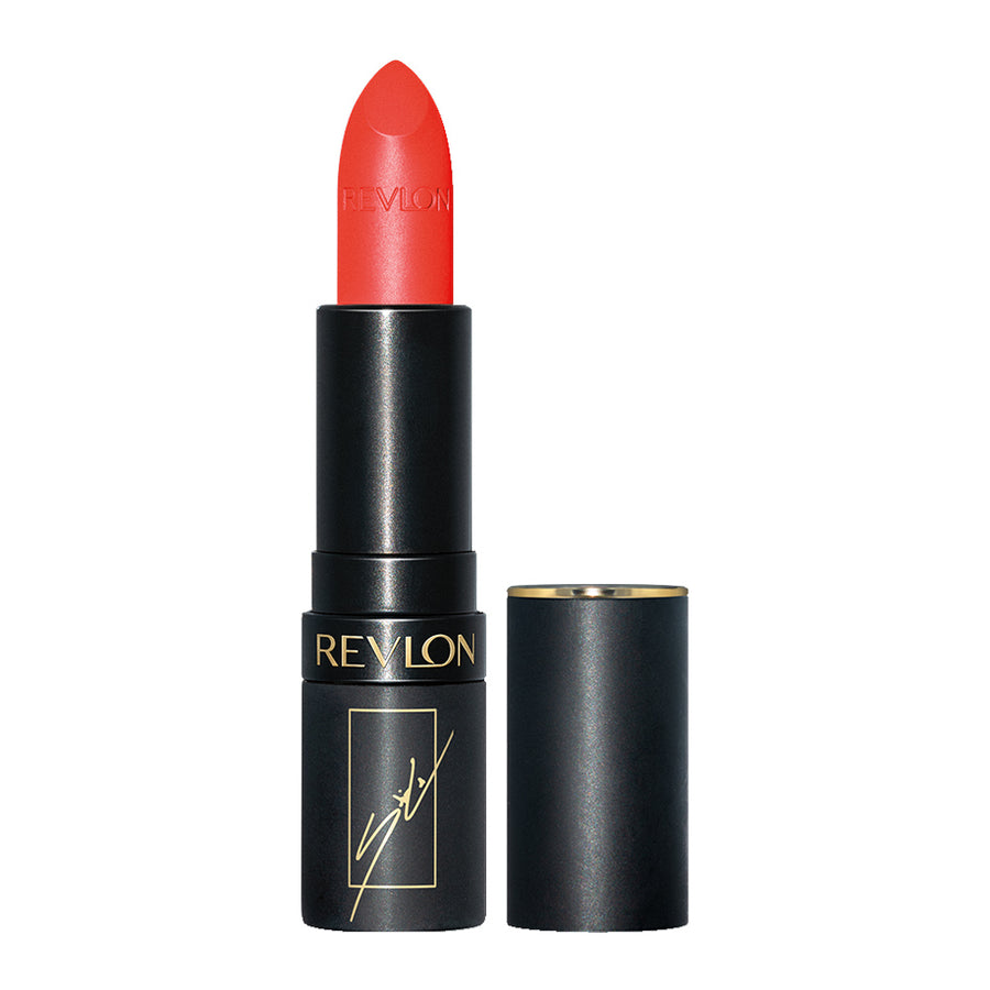 Revlon X Sofia Carson Luscious Mattes Lipstick 007 ON FIRE – bold, velvety colour + a soft matte finish that feels weightless
