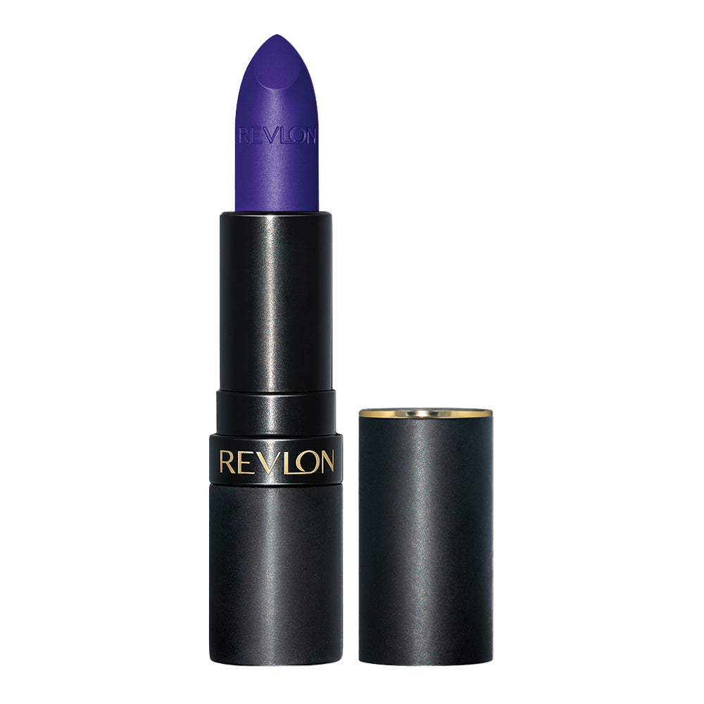 Revlon Luscious Mattes Lipstick 018 RHYTHM & BLUES offers bold, velvety colour with a soft matte finish that feels weightless
