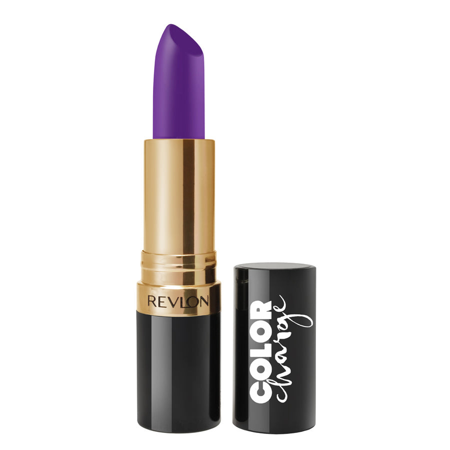 Revlon Super Lustrous Matte Lipstick 030 Violet Rush – hydrating, pigmented matte lipstick with avocado oil and vitamin E