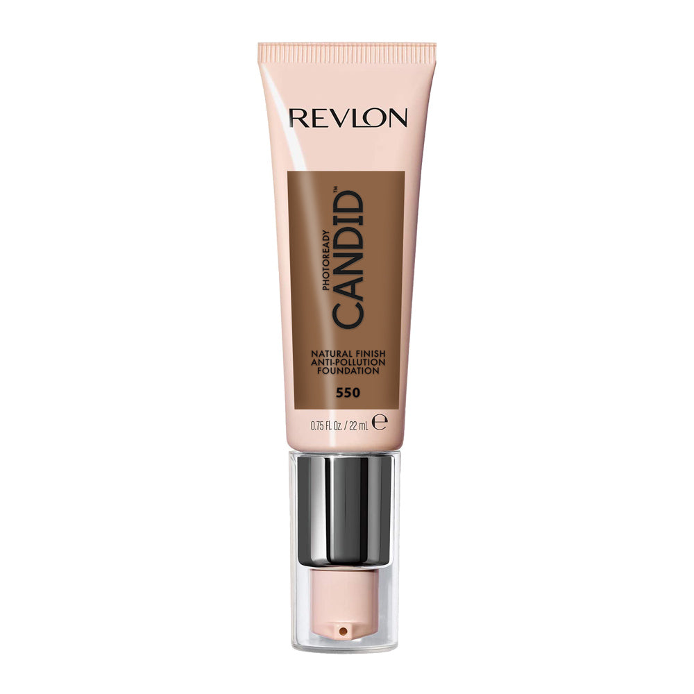 Revlon Candid Foundation 550 Mocha – natural finish liquid with blue light defence & vitamin E