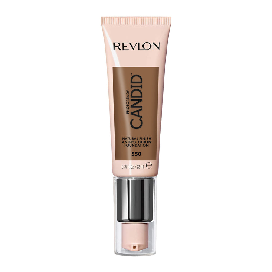 Revlon Candid Foundation 550 Mocha – natural finish liquid with blue light defence & vitamin E