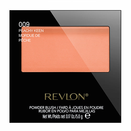 Revlon Powder Blush 002 DARE TO BARE open – matte nude pressed blush in compact with mirror, talc-free & soft-focus formula