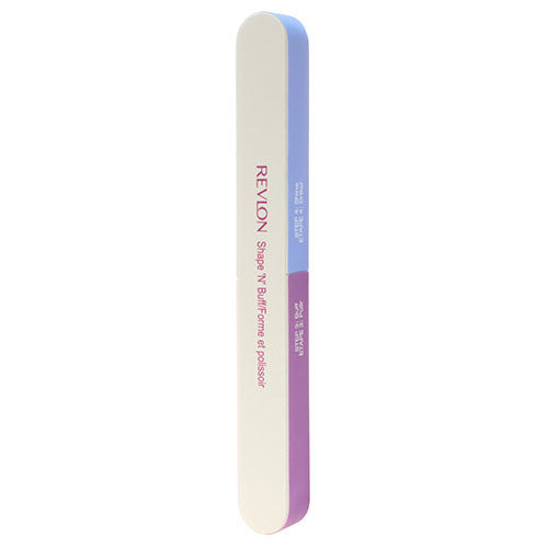 Revlon Shape 'N' Buff – 2-in-1 buffer and file to shape, smooth and polish nails to a natural glossy finish without polish
