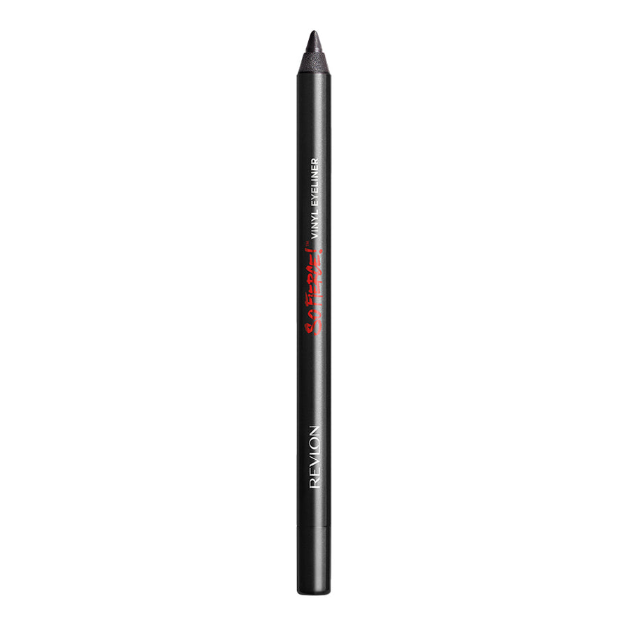 Revlon Vinyl Eyeliner 864 Force of Steel – gunmetal eyeliner with vinyl pigment, waterproof 16HR hold and smooth gel finish